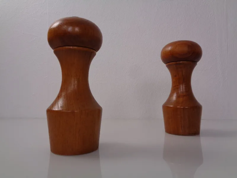 Outlet Pamono Mid-Century Teak Salt Shaker and Pepper Mill by Zassenhaus, 1960s, Set of 2, Set of 2