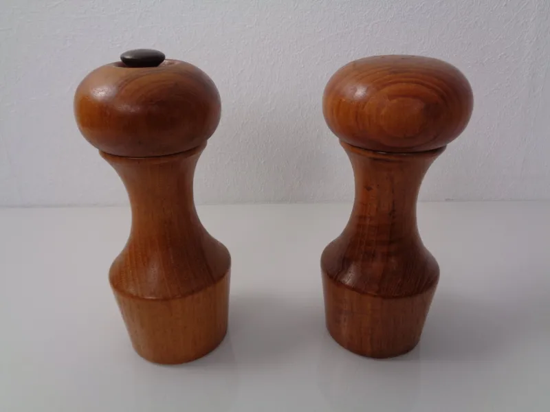 Outlet Pamono Mid-Century Teak Salt Shaker and Pepper Mill by Zassenhaus, 1960s, Set of 2, Set of 2