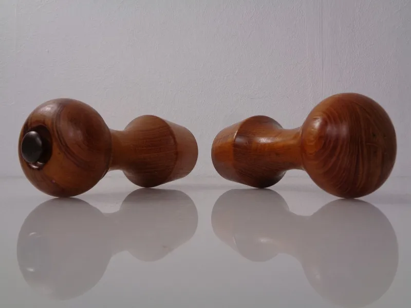 Outlet Pamono Mid-Century Teak Salt Shaker and Pepper Mill by Zassenhaus, 1960s, Set of 2, Set of 2