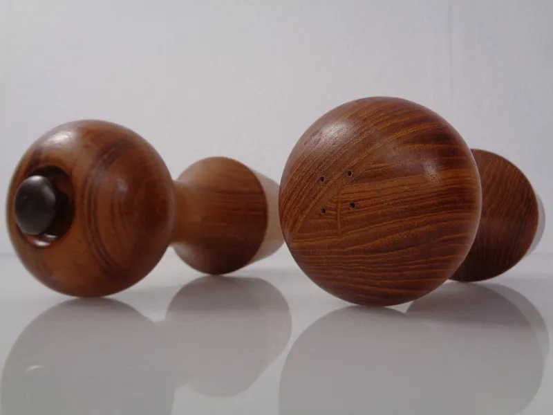 Outlet Pamono Mid-Century Teak Salt Shaker and Pepper Mill by Zassenhaus, 1960s, Set of 2, Set of 2