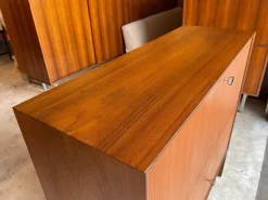 Pamono Mid-Century Teak Secretaire Desk by Marian Grabinski for Ikea><noscript><img width=