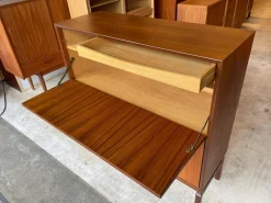 Pamono Mid-Century Teak Secretaire Desk by Marian Grabinski for Ikea><noscript><img width=
