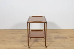 Best Pamono Mid-Century Teak Serving Trolley, Denmark, 1960s