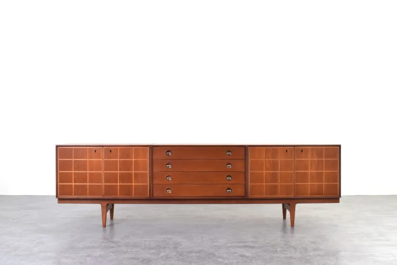 Pamono Mid-Century Teak Sideboard by Rolf Rastad & Adolf Relling for Gustav Bahus, 1960s> Sideboards & Buffets