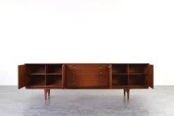 Pamono Mid-Century Teak Sideboard by Rolf Rastad & Adolf Relling for Gustav Bahus, 1960s> Sideboards & Buffets