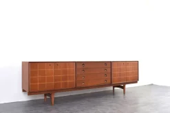Pamono Mid-Century Teak Sideboard by Rolf Rastad & Adolf Relling for Gustav Bahus, 1960s><noscript><img width=