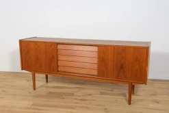 Pamono Mid-Century Teak Sideboard by Nils Jonsson for Hugo Troeds, Sweden, 1960s><noscript><img width=