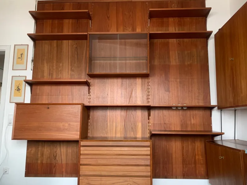 Pamono Mid-Century Teak Wall Unit by Poul Cadovius for Cado> Shelves & Wall Units