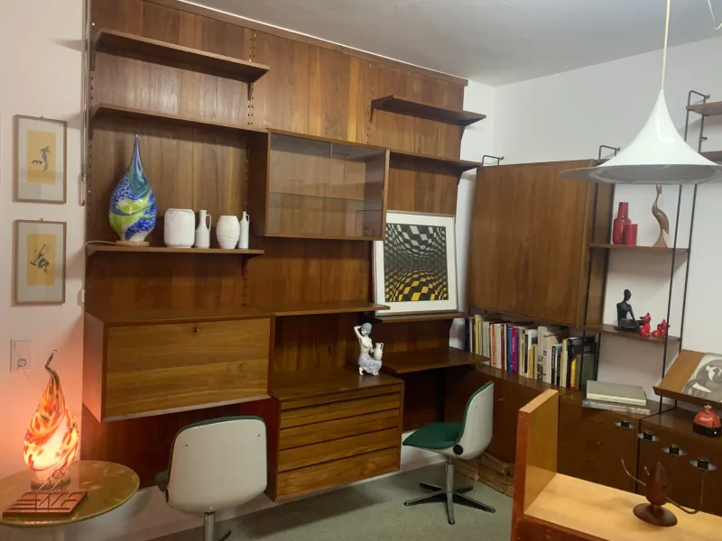 Pamono Mid-Century Teak Wall Unit by Poul Cadovius for Cado> Shelves & Wall Units