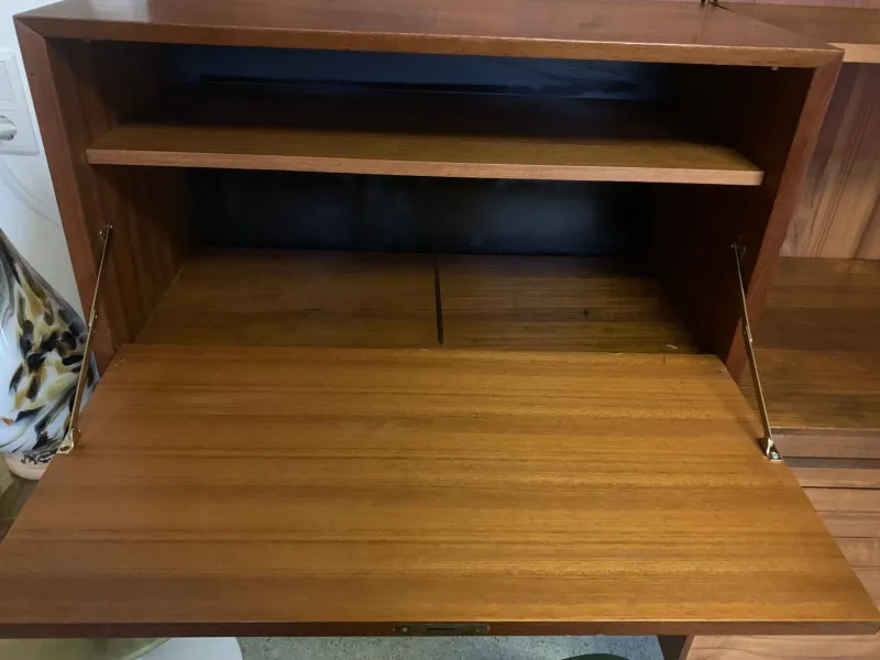 Pamono Mid-Century Teak Wall Unit by Poul Cadovius for Cado> Shelves & Wall Units