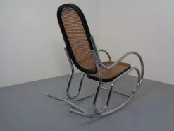 Pamono Mid-Century Tubular Steel & Mesh Rocking Chair, 1960s><noscript><img width=