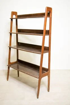 Pamono Mid-Century Veneer Shelf, 1960s><noscript><img width=
