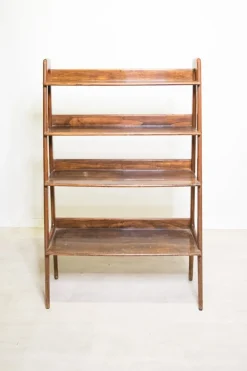 Pamono Mid-Century Veneer Shelf, 1960s><noscript><img width=