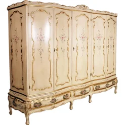 Hot Pamono Mid-Century Venetian Baroque Style Bedroom Set from La Permanente Mobili Cantù, 1950s, Set of 8
