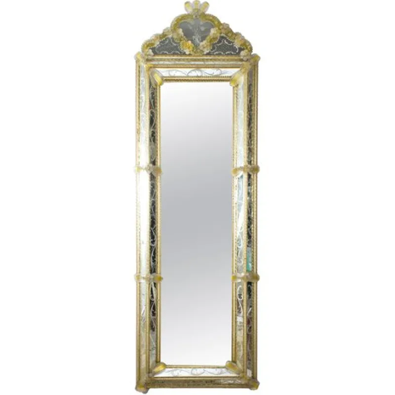 Hot Pamono Mid-Century Venetian Murano Glass Mirror, 1960s