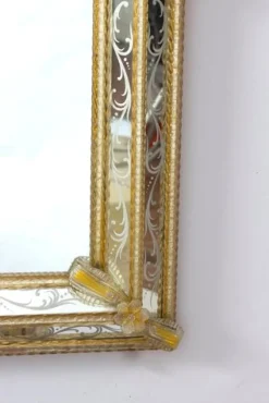 Hot Pamono Mid-Century Venetian Murano Glass Mirror, 1960s