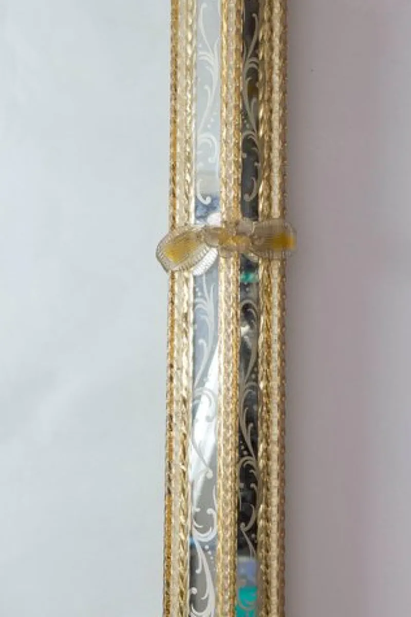 Hot Pamono Mid-Century Venetian Murano Glass Mirror, 1960s
