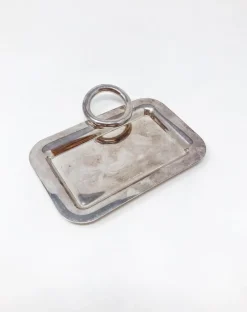 Pamono Mid-Century Vertigo Tray attributed to Andrée Putman for Christofle, France><noscript><img width=
