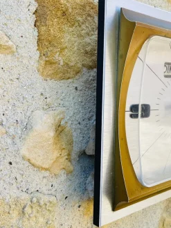 Pamono Mid-Century Wall Clock from Jaz, 1970s-1980s><noscript><img width=