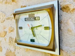 Pamono Mid-Century Wall Clock from Jaz, 1970s-1980s><noscript><img width=