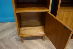 Pamono Mid-Century Walnut Bedside Tables by Alfred Cox, 1950s, Set of 2><noscript><img width=