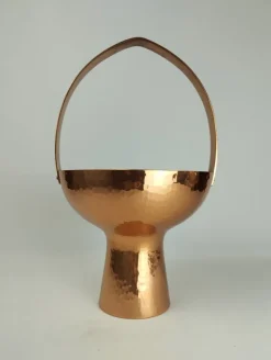 Pamono Mid-Century Wine Cooler in Copper by Eugen Zint, 1960s> Ice Buckets & Wine Coolers