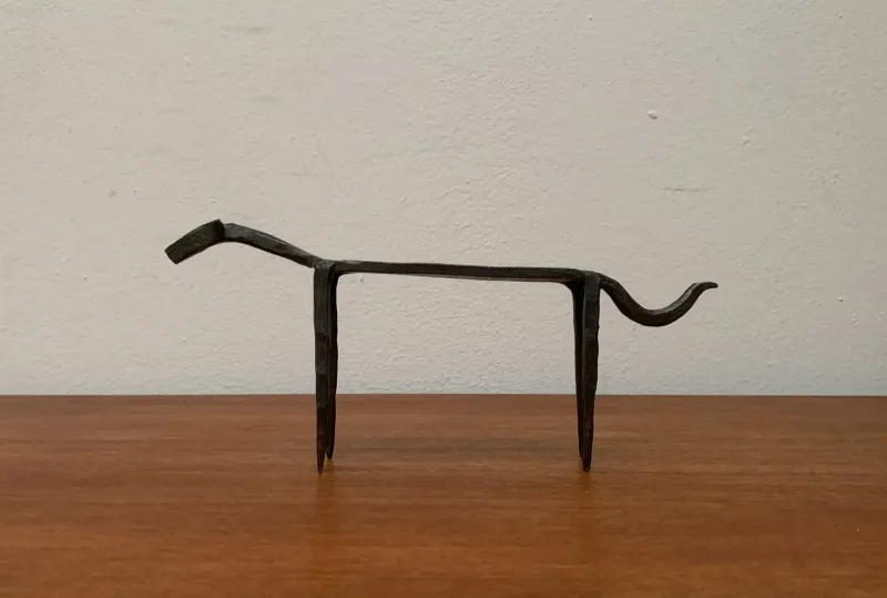Discount Pamono Mid-Century Wrought Iron Animal Sculpture