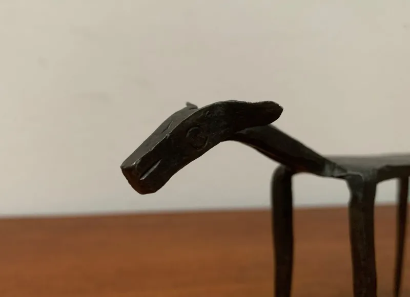 Discount Pamono Mid-Century Wrought Iron Animal Sculpture