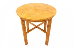 Online Pamono Mid-20th Century Art Deco Birch Side Table, 1950s