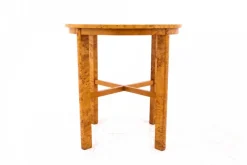 Online Pamono Mid-20th Century Art Deco Birch Side Table, 1950s