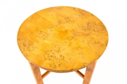 Online Pamono Mid-20th Century Art Deco Birch Side Table, 1950s