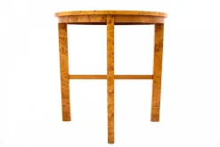 Online Pamono Mid-20th Century Art Deco Birch Side Table, 1950s