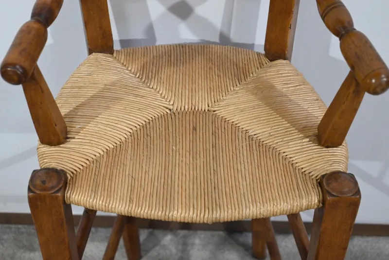 Pamono Mid-19th Century Childrens High Chair in Cherrywood> Children's Chairs