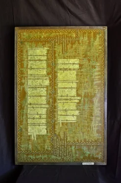 Pamono Miguel Núñez, Cosas que deben saberse, 2018, Enamel & Zinc><noscript><img width=