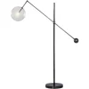 Pamono Milan 1 Arm Black Gunmetal Floor Lamp by Schwung