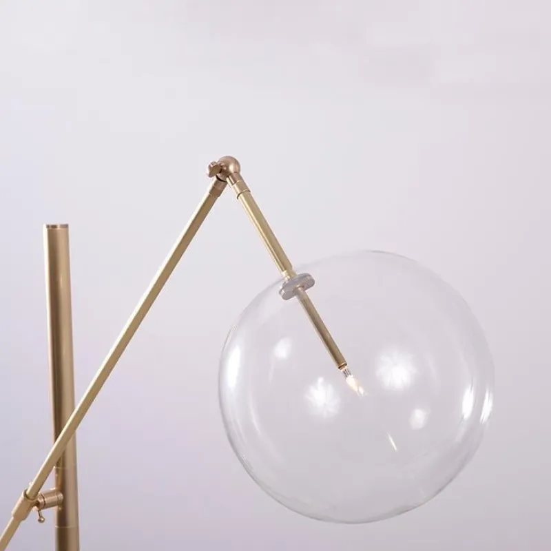 Pamono Milan 1 Arm Brass Floor Lamp by Schwung> Floor Lamps