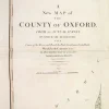 Pamono Mile Map of Oxfordshire> Wall Decor