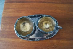 Hot Pamono Milk and Sugar Set on Tray from WMF, 1953, Set of 3