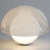 Clearance Pamono Milk Glass Table Lamp from VeArt, Italy, 1970s