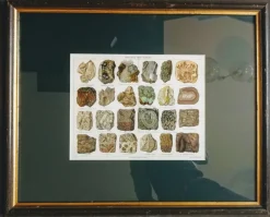 Pamono Minerals and Rocks. Encyclopedic Graphics, Germany, Chromolithograph> Classical