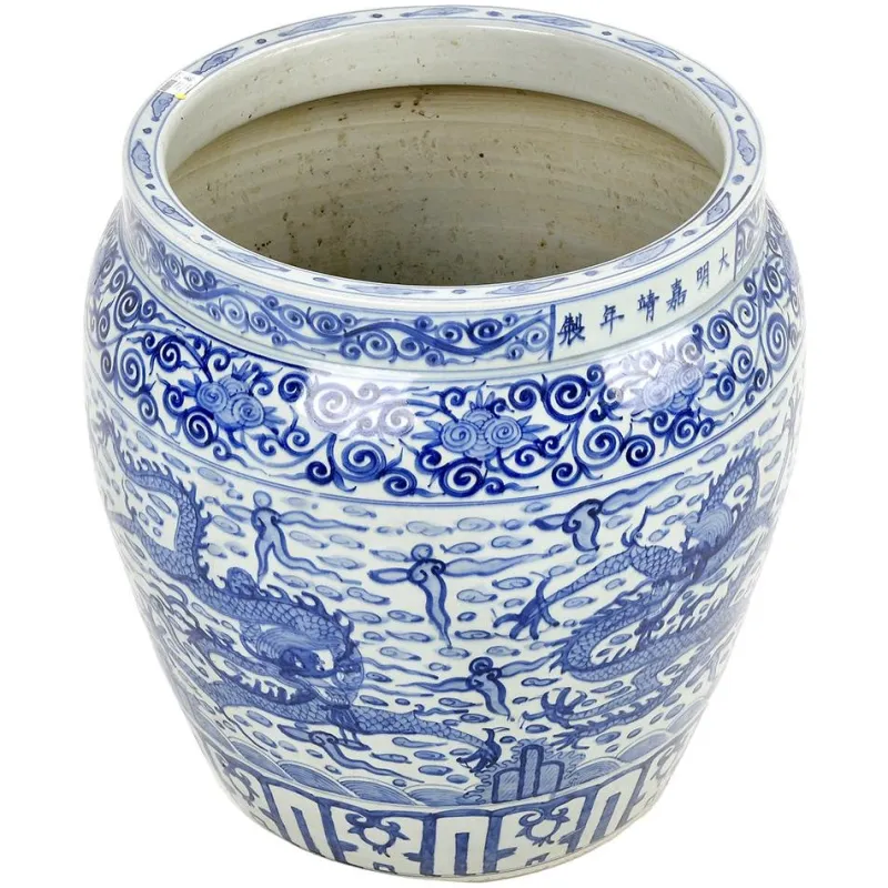 Pamono Ming Style Ceramic Plant Pot> Garden Accessories