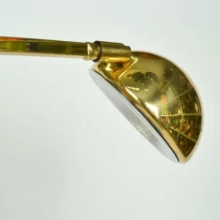 Pamono Minimal Brass Counter Balance Floor Lamp from Sölken Leuchten, 1970s><noscript><img width=