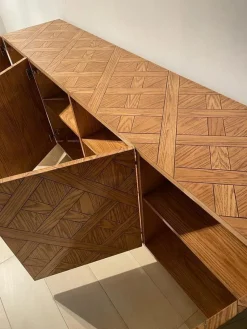Pamono Minimal Wood Sideboard by Lola Glamour><noscript><img width=