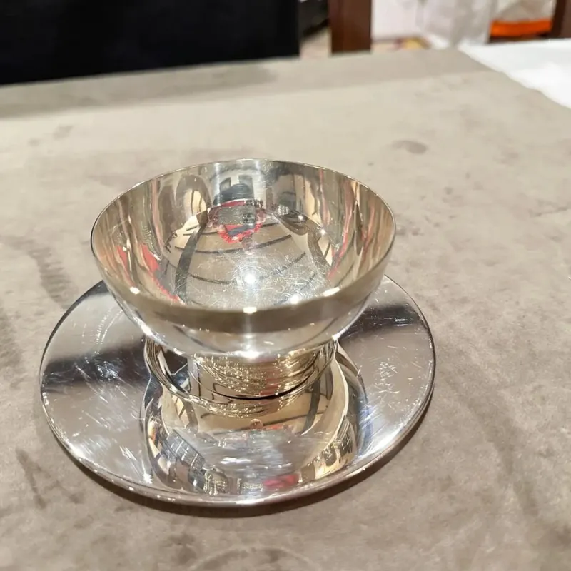 Online Pamono Minimalist Ice Cream Cups and Plates by Lino Sabattini, 1980s, Set of 12