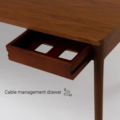Clearance Pamono Minimalist Modern Work Desk in Walnut by Pedro Sotomayor