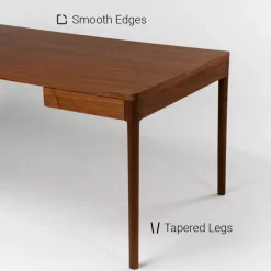 Outlet Pamono Minimalist Modern Work Desk in Walnut by Pedro Sotomayor