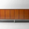 Pamono Minimalist Sideboard in Teak and Chrome by Alfred Hendrickx for Belform, 1960s> Sideboards & Buffets