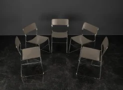Pamono Minimalist Sultana Dining Chairs from Arrben, Italy, 1970s><noscript><img width=