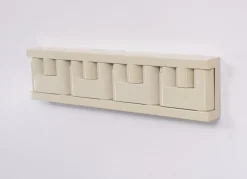 New Pamono Minivip Wall Coat Rack by Benanti and Brunori for Velca Legano, Italy, 1970s