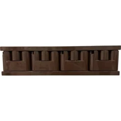 Pamono Minivip Wall-Mounted Coat Rack attributed to Benanti and Brunori for Velca Legnano, 1970> Shelves & Wall Units